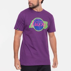 Imagem do produto Camiseta NBA Neon Colors Los Angeles Lakers - Masculina na posição 3 de 5