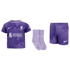 Kit de Uniforme do Liverpool Infantil Nike Camiseta + Calção + Meia