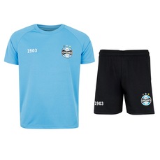 Kit de Uniforme do Grêmio II Infantil Betel Camiseta + Calção