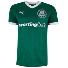 Camisa do Palmeiras I 25 Puma Masculina Torcedor