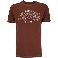 Camiseta Los Angeles Lakers NBA Minimal N0490 Masculina