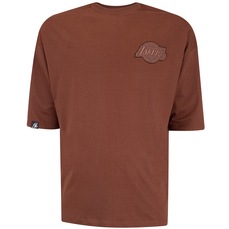 Camiseta Los Angeles Lakers NBA Faux Embossed N0501 Masculina