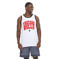 Camiseta Regata Chicago Bulls NBA Heritage N0637 Masculina