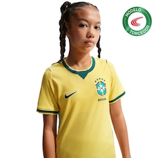 Imagem do produto Camisa Brasil Nike I 2026/27 Torcedor Pro Infantil na posição 5 de 5