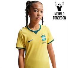 Imagem do produto Camisa Brasil Nike I 2026/27 Torcedor Pro Infantil na posição 20 de 5