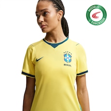 Imagem do produto Camisa Brasil Nike I 2026/27 Torcedora Pro Feminina na posição 3 de 5