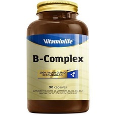 Imagem do produto Suplemento Vitamínico VitaminLife B Complex - Vitaminas Complexo B - 90 Cápsulas na posição 22 de 2