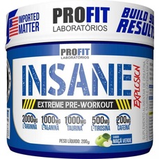 Imagem do produto Pré Treino Insane Profit Explosion - Maçã Verde - 200g na posição 1 de 2