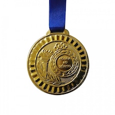 Medalha Gedeval Ouro com Fita - 45Mm