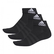 Kit adidas com Meia Cush Ank Cano Baixo Unissex - 3 Pares