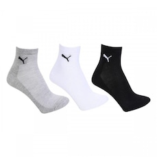 Kit de Meias Cano Médio Puma com 3 Pares - Adulto