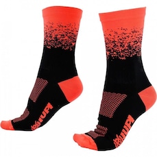 Meia Hupi Cano Médio Splash Neon - 36 ao 42 - Adulto