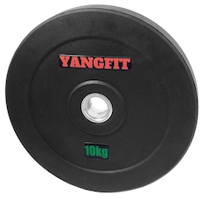 Anilha Olímpica Bumper Yangfit Borracha - 10kg