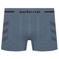 Cueca Boxer Selene sem Costura Mescla - Adulto