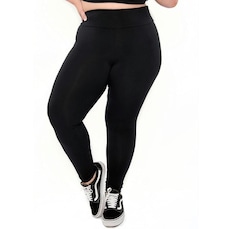 Calça Legging Selene Básica Fitness Plus Size - Feminina