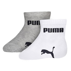 Meia Puma Bebê Cano Baixo - Infantil - 2 Pares