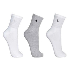 Kit de Meias Cano Médio Lupo Sport com 3 Pares 41 a 44 - Adulto