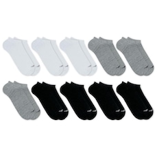 Kit de Meia Invisível Mash Esportiva - 10 pares - Adulto