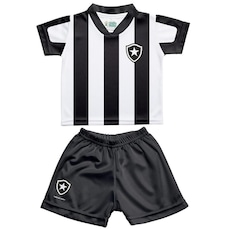 Kit Uniforme de Futebol Torcida Baby Botafogo 253 S - Infantil