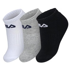 Meia Cano Invisível Fila LS330040 - 39 ao 43 - Pack com 03 Unidades