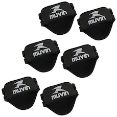 Kit de Luvas de Musculação Muvin em EVA Basics com 3 Pares - Adulto