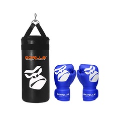 Imagem do produto Kit Gorilla Saco De Pancada + Luva Boxe Kit Muay-Thai - Infantil na posição 30 de 5