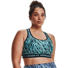 Top Fitness Under Armour Crossback Mid Print - Adulto