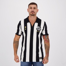 Camisa Santos Futfanatics Retrô Bimundial Listrada - Masculina