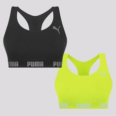 Imagem do produto Kit Top Puma Nadador Sem Costura - Feminino - 2 Unidades na posição 15 de 5