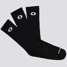 Kit de Meias Oakley Essential Crew com 3 Pares - Adulto