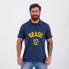 Camisa do Brasil Volei Retro Nº 12 - Masculina