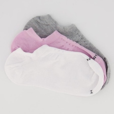 Kit Meia Lupo Sapatilha Sport - 3 Pares - Feminina