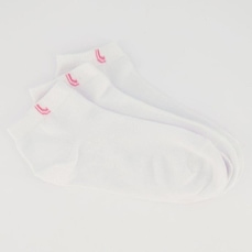 Kit Meia Cano Curto Lupo Socks - 3 Pares - Feminina