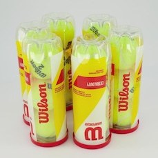 Kit 6 Packs de Bolas Tênis Wilson Championship