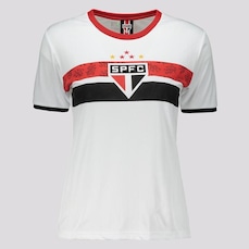 Camisa do São Paulo Futfanatics Stencil - Feminina