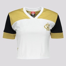 Blusa Cropped Braziline Flamengo Gold - Feminino