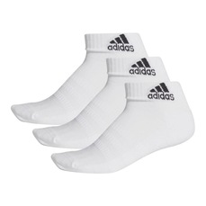 Meia Cano Médio adidas Cushioned Ankle - 3 pares - Masculina