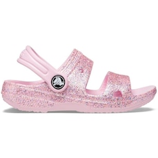 Sandália Crocs Classic Glitter Sandal Rainbow - Infantil