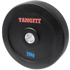Anilha Olímpica Yangfit Bumper Borracha 20kg