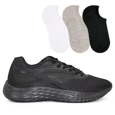 KIT TÊNIS RAINHA DRIVE III + MEIAS COM 3 PARES - UNISSEX