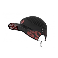 Boné Aba Curva Compressport para Corrida Pro Racing Cap - Elástico - Adulto