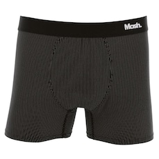 Cueca Boxer Mash Risca de Giz Microfibra Elástico - Adulto