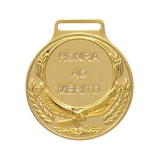 Kit Medalhas Vitória Honra ao Mérito 39000 39MM com Fita - 10 Unidades