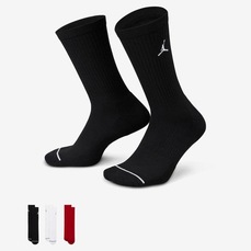 Kit de Meias Cano Alto Jordan Everyday - 3 Pares - Adulto