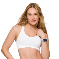 Top Fitness Selene Nadador sem Costura - Feminino