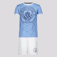 Kit de Uniforme Manchester City Maine Futfanatics - Infantil
