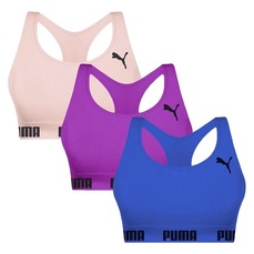 Kit Top Puma Nadador Sem Costura - Feminino - 3 Unidades