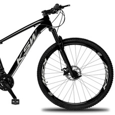 Bicicleta Aro 29 KSW XLT - Freio a Disco - Câmbio Importado - 21 Marchas - Adulto
