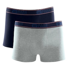 Kit Cuecas Boxer Hang Loose Cotton Cós Elástico - 2 unidades - Adulto