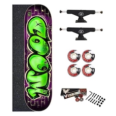 Skate Wood Light Amador Grafite Wall